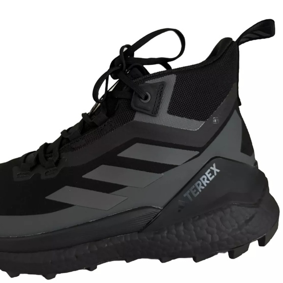 Adidas TERREX Terrex Free Hiker 2 GTX Gore-Tex Men’s Core Black/Grey US 10 - Picture 1 of 4